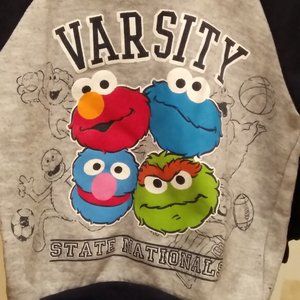 SESAME STREET BOYS LONG SLEEVE HOODIE... EUC